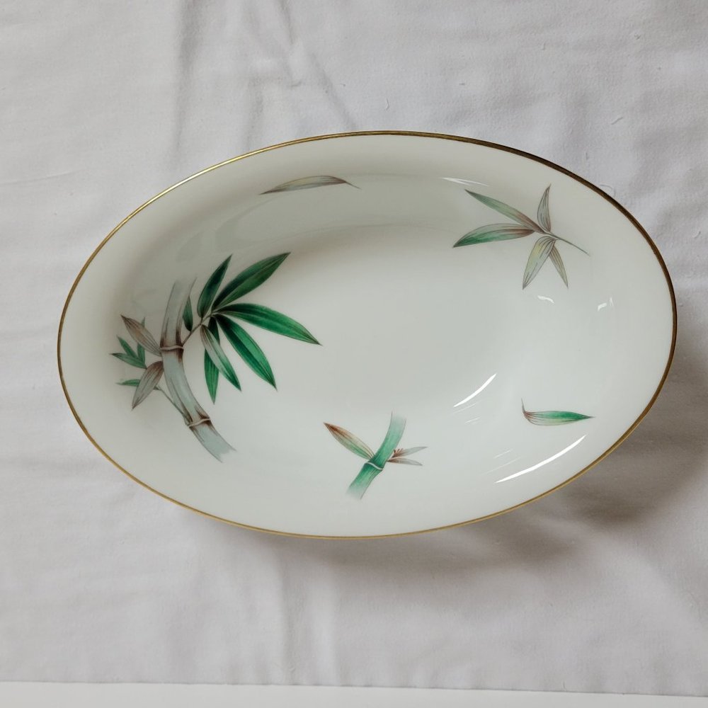 Noritake China - Canton Bamboo 5027 Oval Serving Bowl